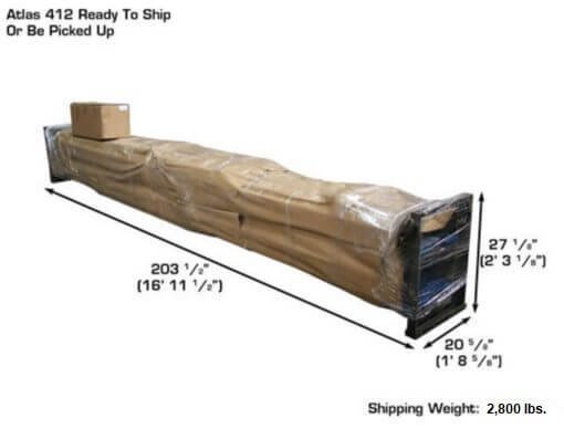 Atlas 412 12,000 lbs Commercial 4 Post Lift ATEATTD-412