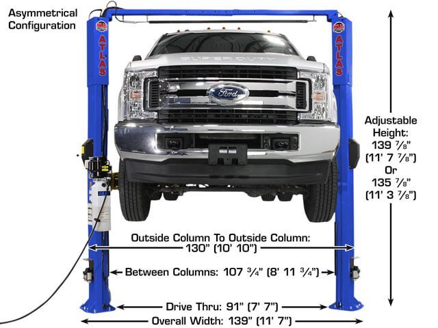 Atlas Platinum PVL10 ALI Certified 10,000 lb Overhead Lift