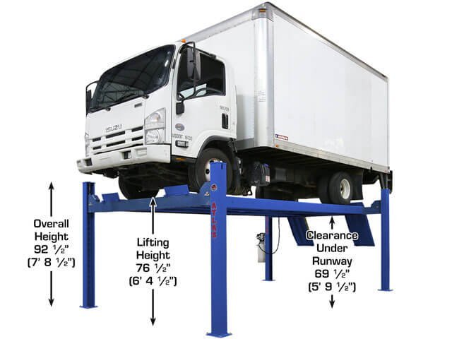 Atlas Platinum PVL14 ALI Certified 14,000 lb 4 Post Lift