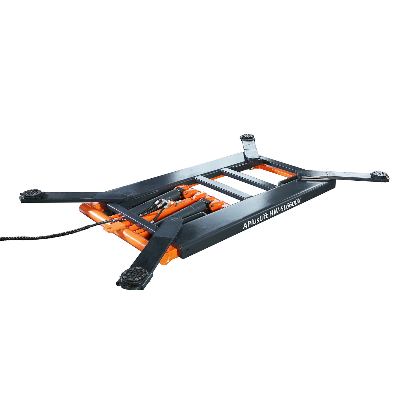 APlusLift 6,600LB Portable Mid-Rise Scissor Lift - HW-SL6600X