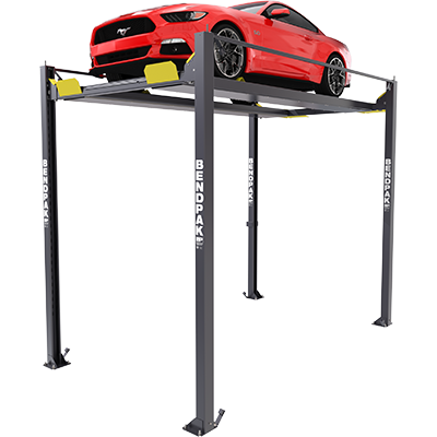 HD-7PXW (5175516) 7,000-lb. Capacity / Super-Tall Rise / Four-Post Lift / Vehicle Display Platform