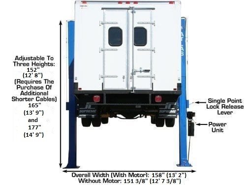 Atlas PV15PX 15,000 lb Overhead 2-Post Lift